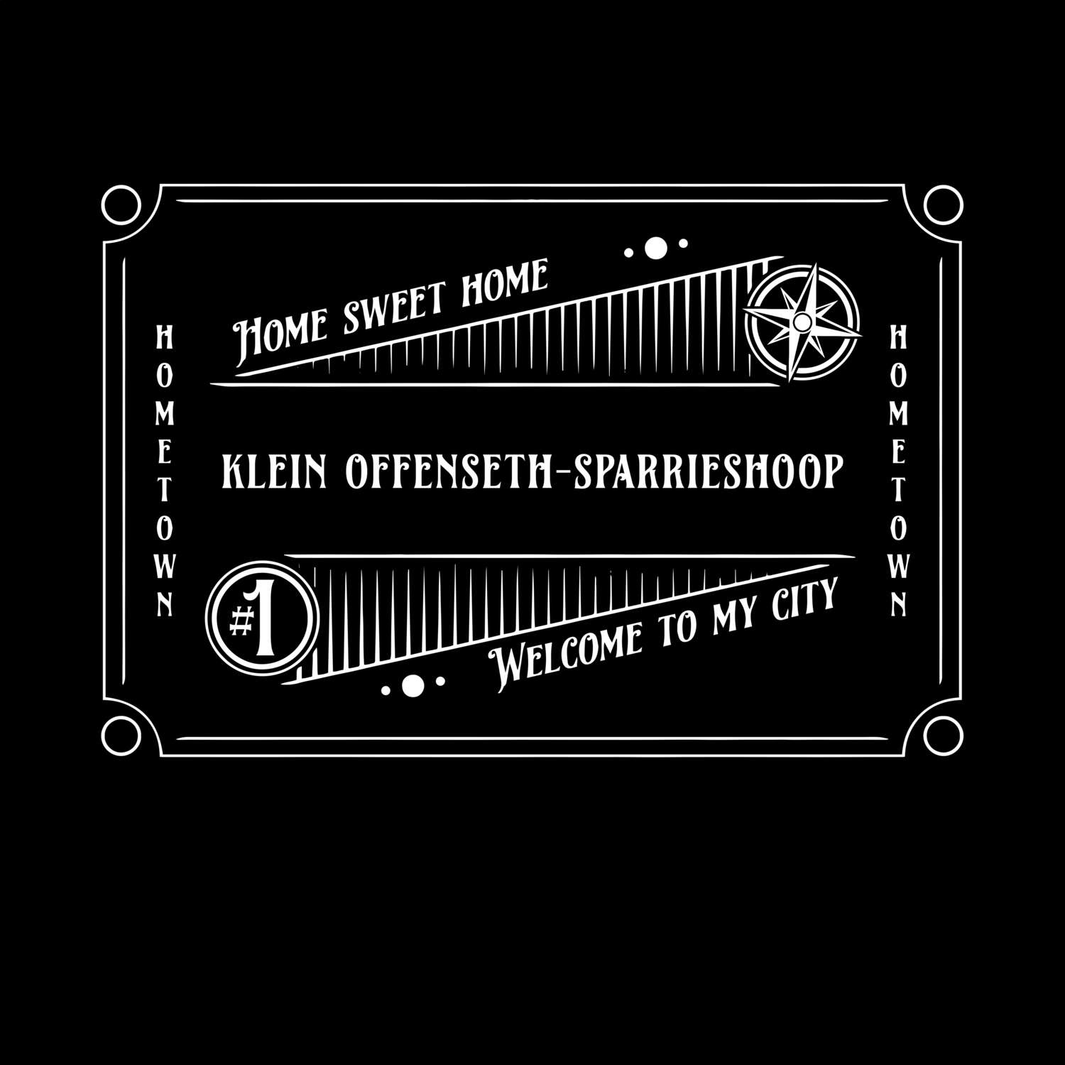 T-Shirt »Rockabilly« für den Ort »Klein Offenseth-Sparrieshoop«