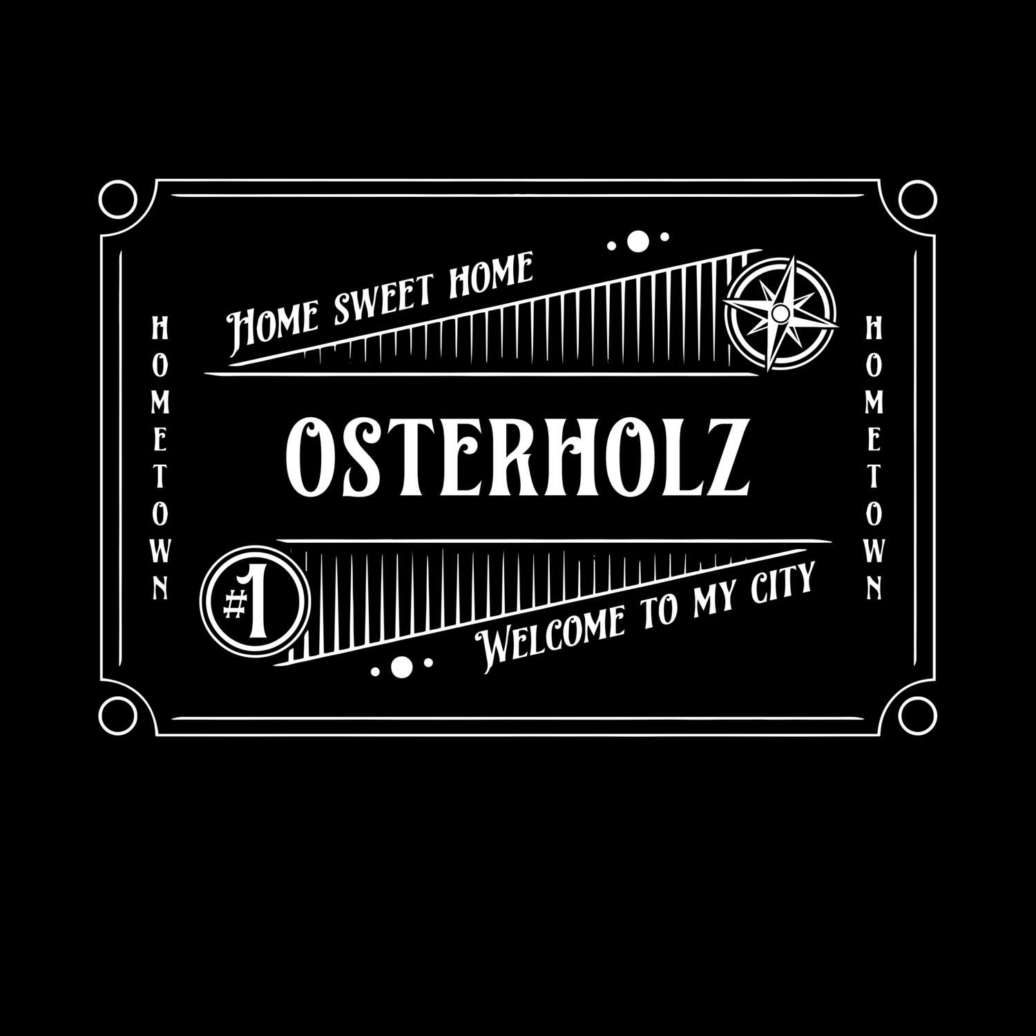T-Shirt »Rockabilly« für den Ort »Osterholz«