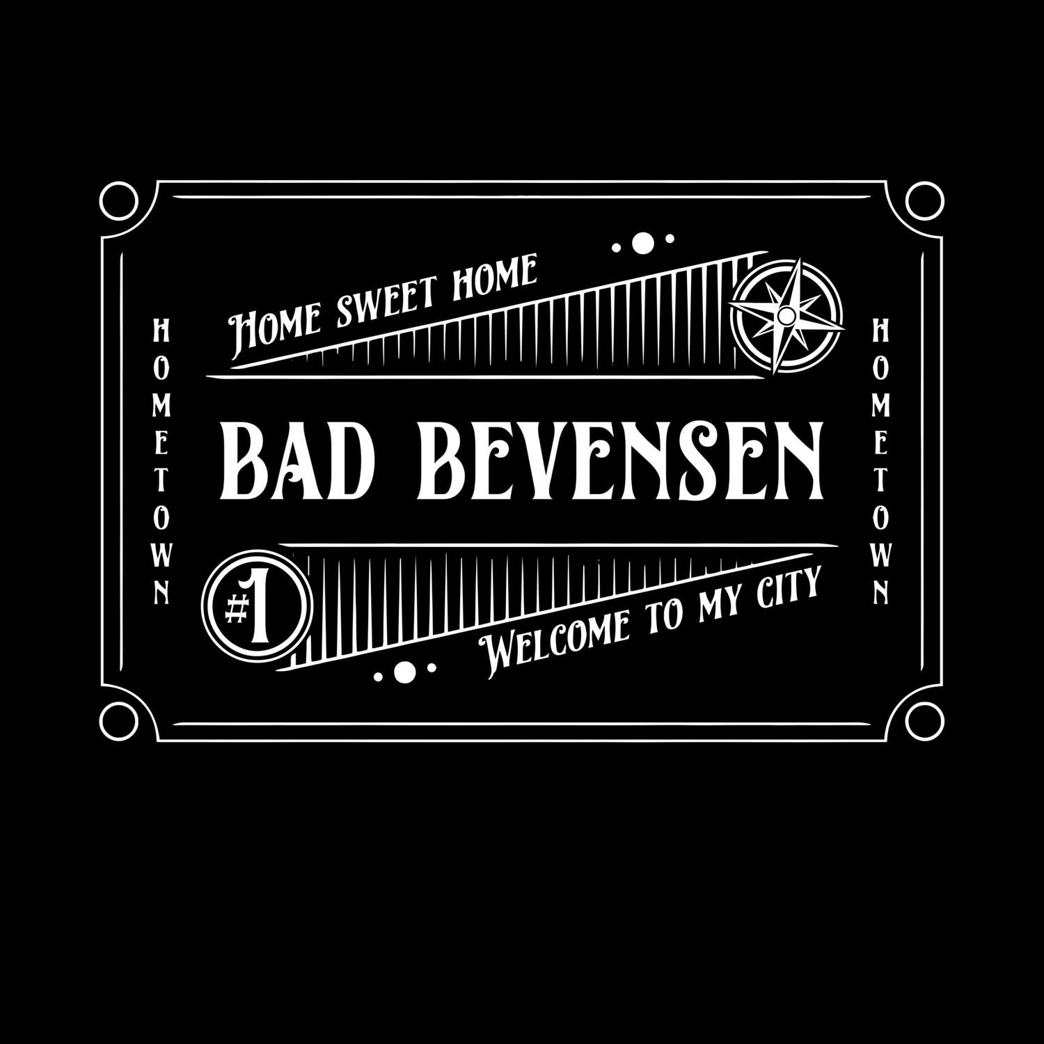 T-Shirt »Rockabilly« für den Ort »Bad Bevensen«