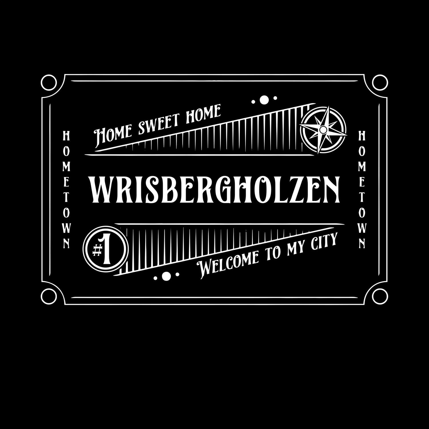 T-Shirt »Rockabilly« für den Ort »Wrisbergholzen«