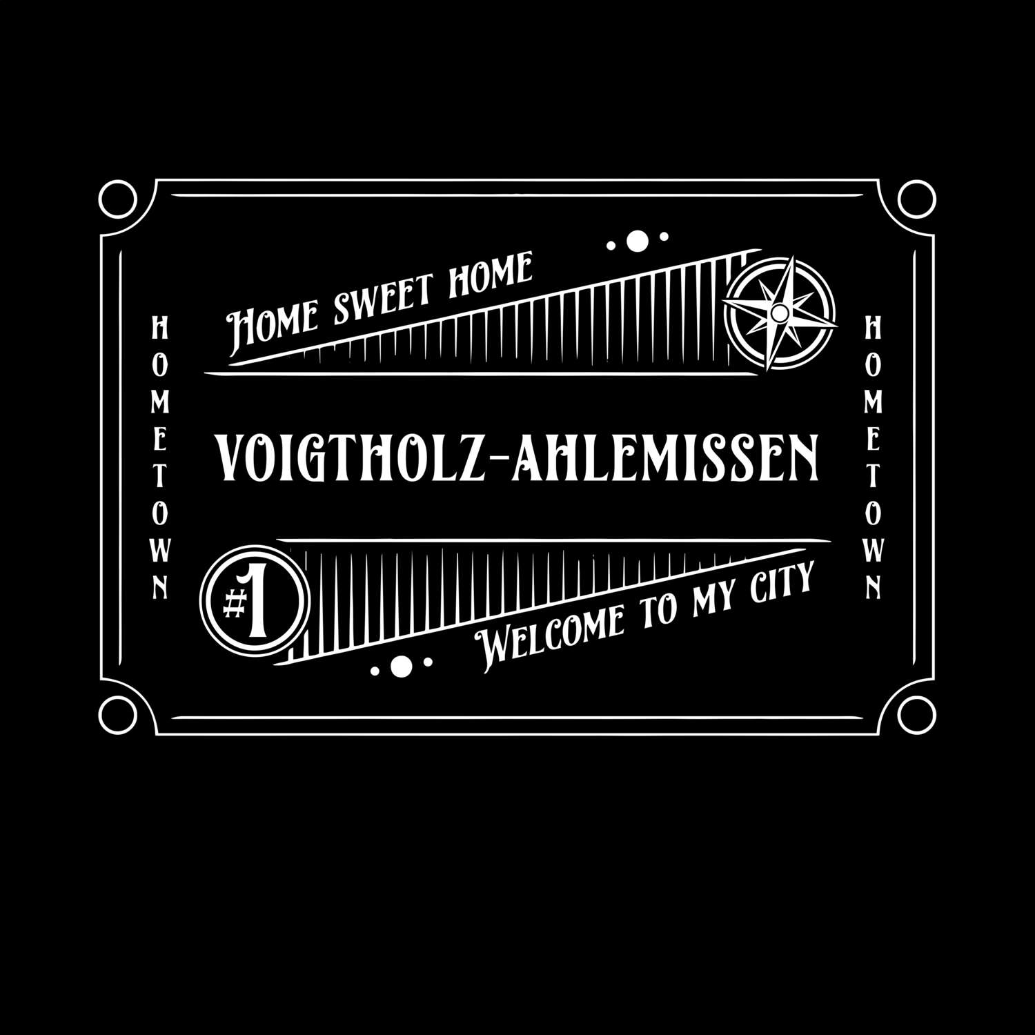 T-Shirt »Rockabilly« für den Ort »Voigtholz-Ahlemissen«