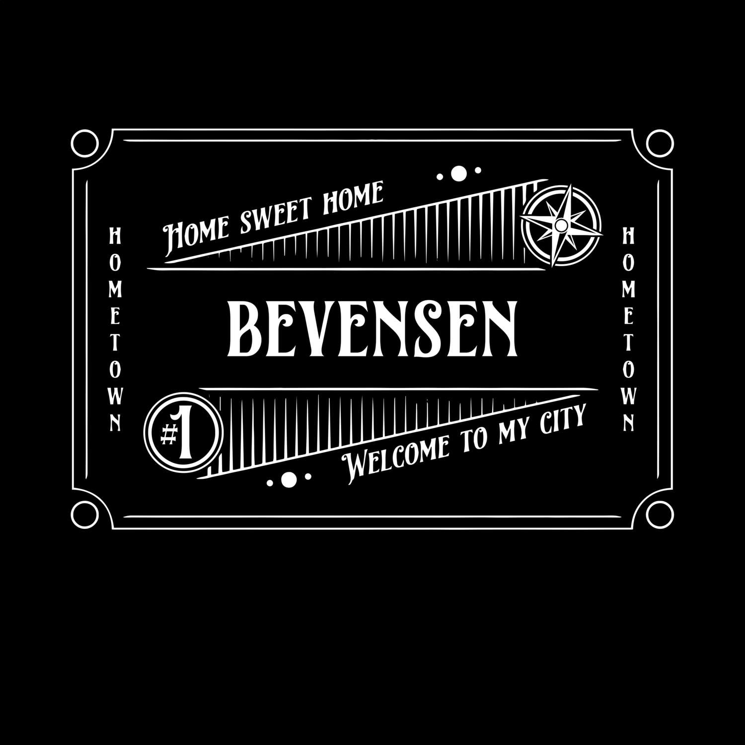 T-Shirt »Rockabilly« für den Ort »Bevensen«