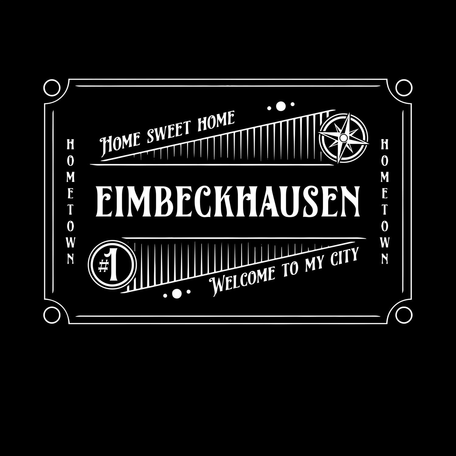 T-Shirt »Rockabilly« für den Ort »Eimbeckhausen«