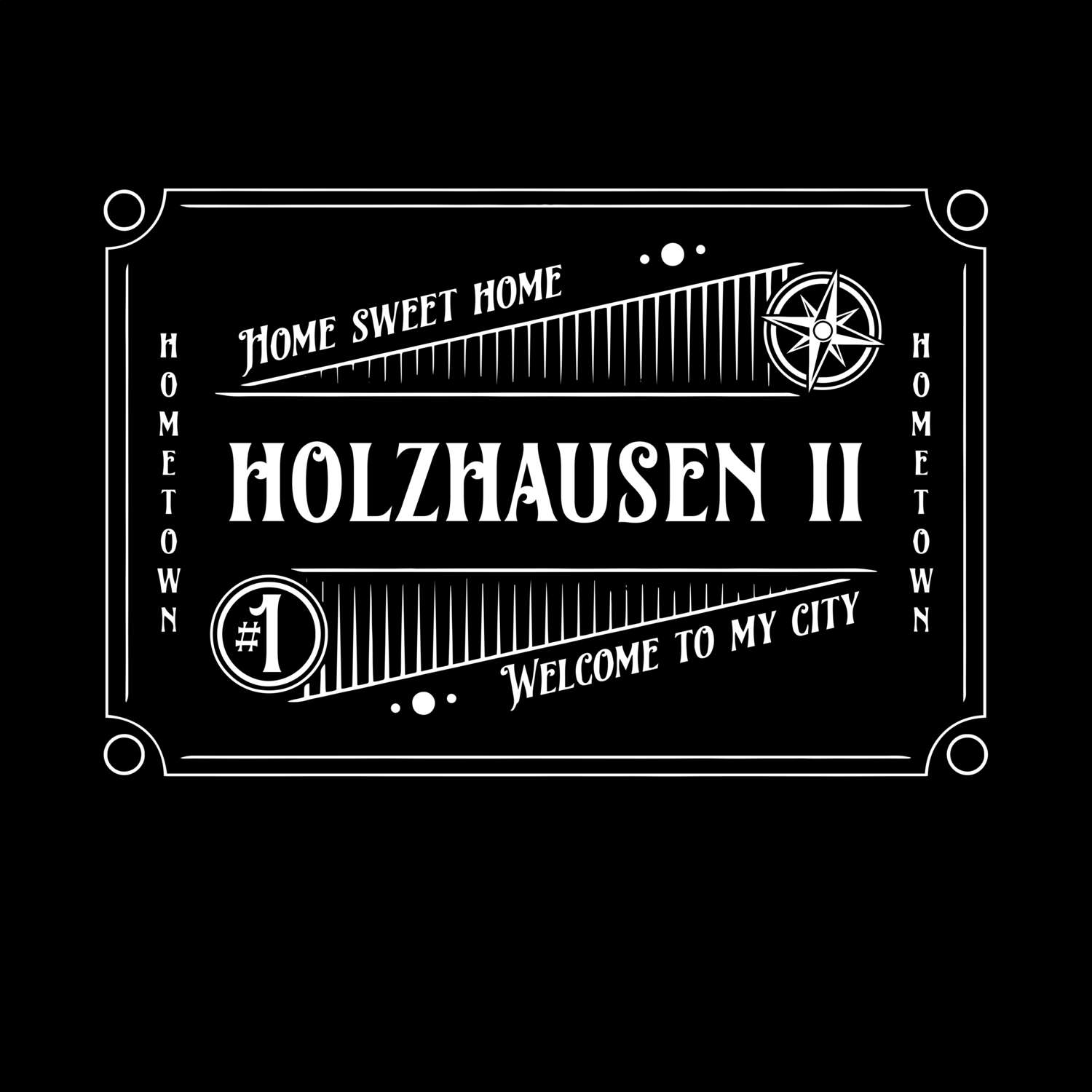 T-Shirt »Rockabilly« für den Ort »Holzhausen II«