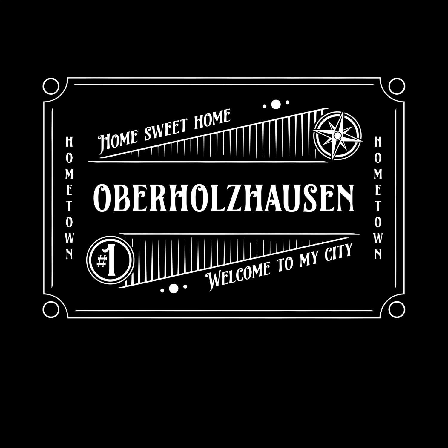 T-Shirt »Rockabilly« für den Ort »Oberholzhausen«