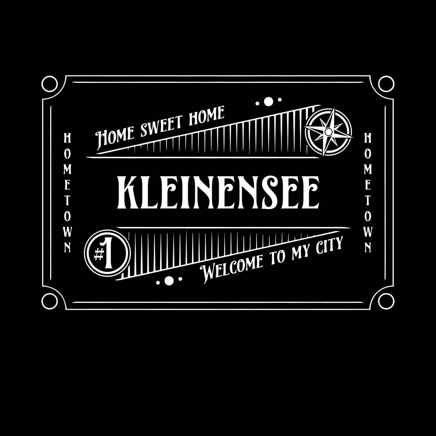 T-Shirt »Rockabilly« für den Ort »Kleinensee«
