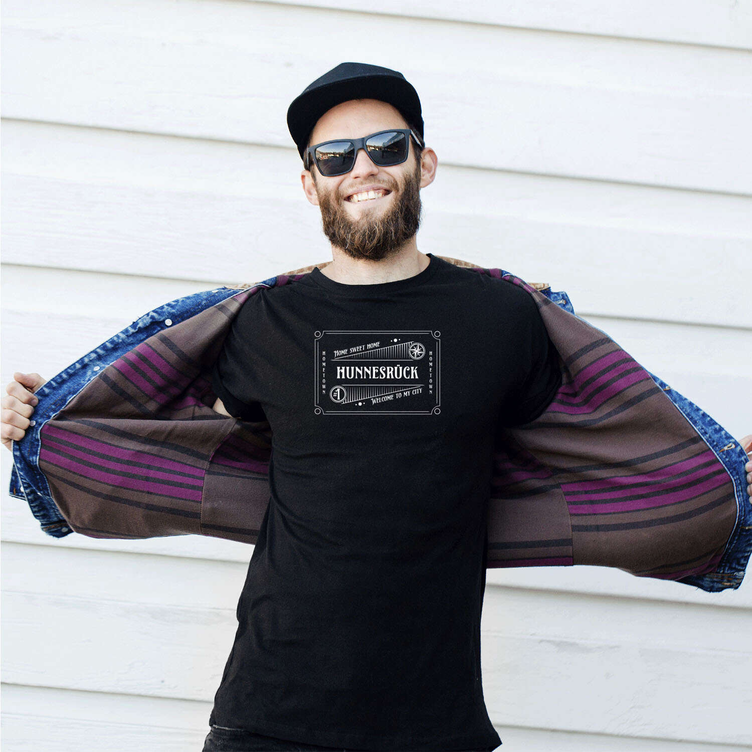 T-Shirt »Rockabilly« für den Ort »Hunnesrück«