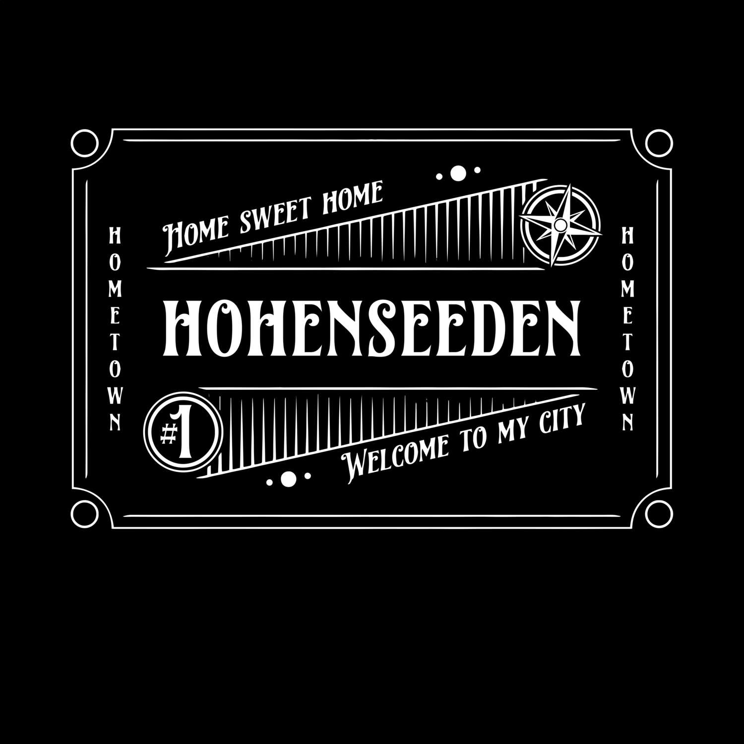 T-Shirt »Rockabilly« für den Ort »Hohenseeden«