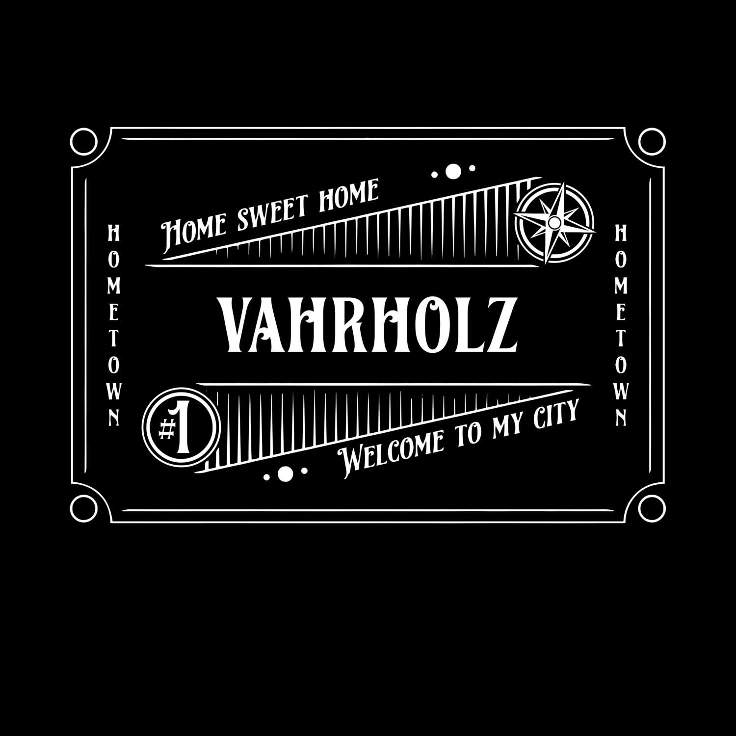 T-Shirt »Rockabilly« für den Ort »Vahrholz«