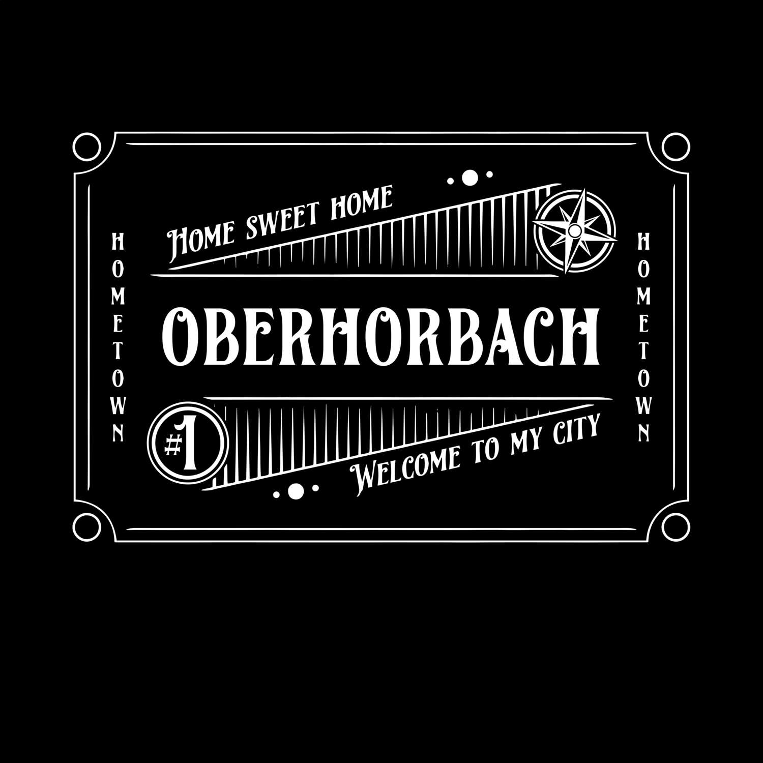 T-Shirt »Rockabilly« für den Ort »Oberhorbach«
