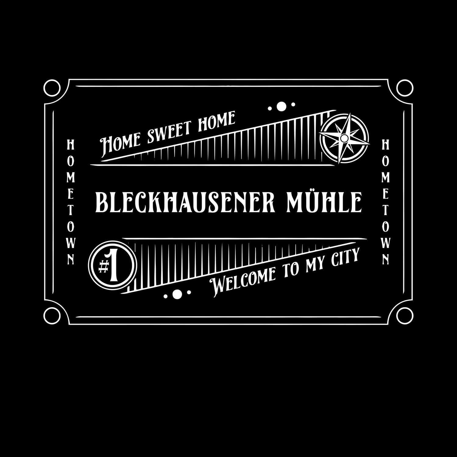 T-Shirt »Rockabilly« für den Ort »Bleckhausener Mühle«