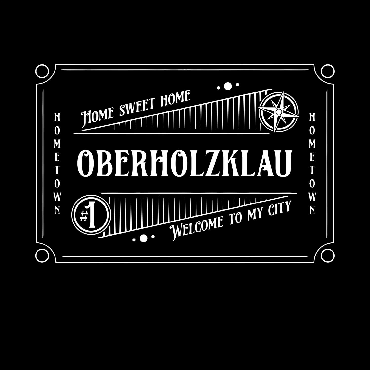 T-Shirt »Rockabilly« für den Ort »Oberholzklau«