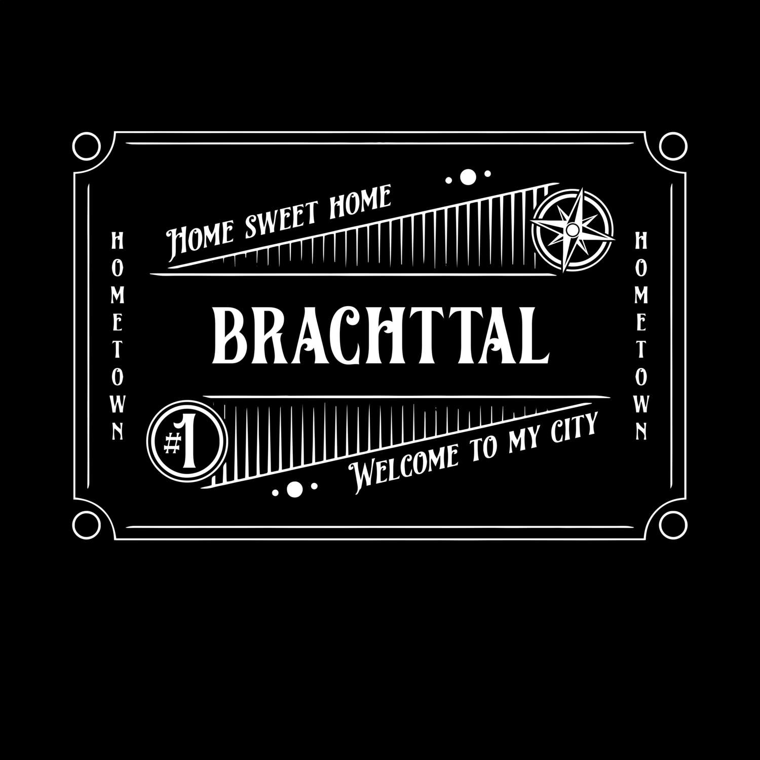 T-Shirt »Rockabilly« für den Ort »Brachttal«