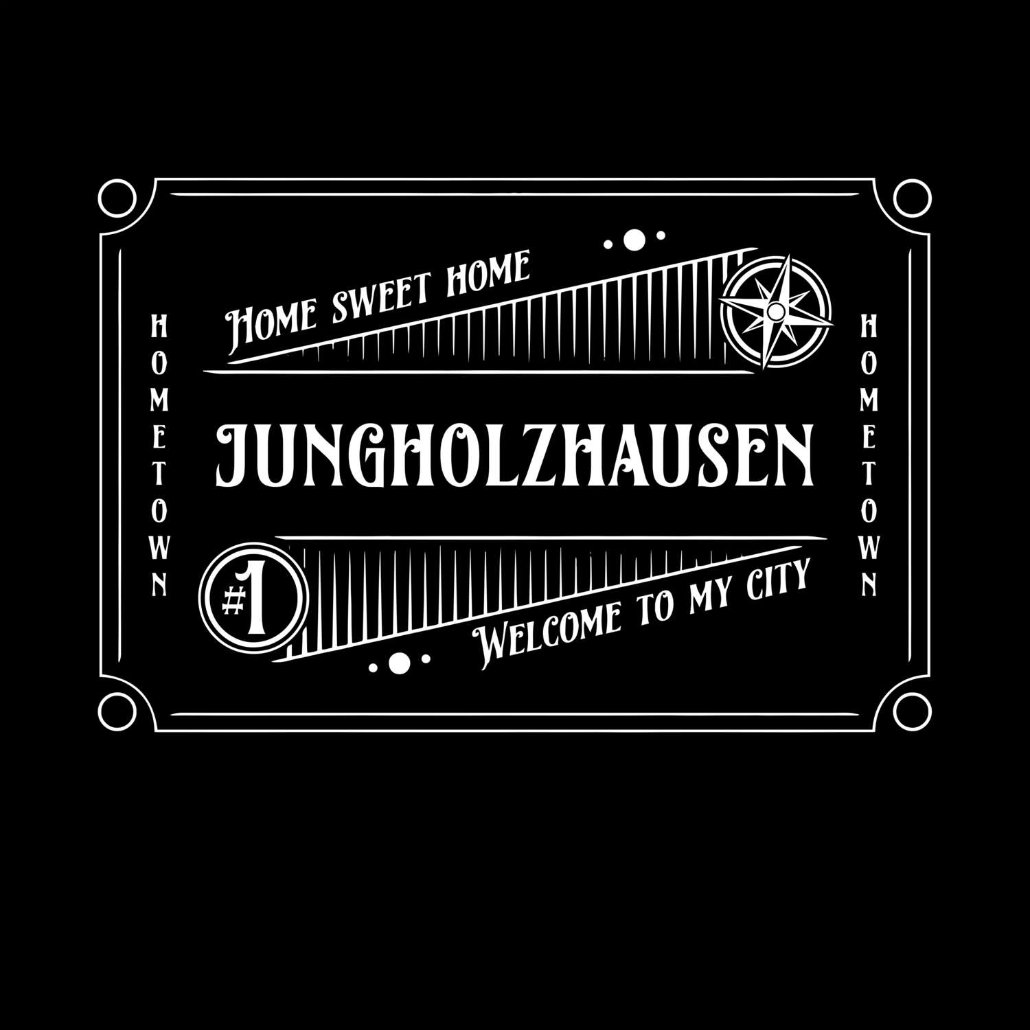 T-Shirt »Rockabilly« für den Ort »Jungholzhausen«