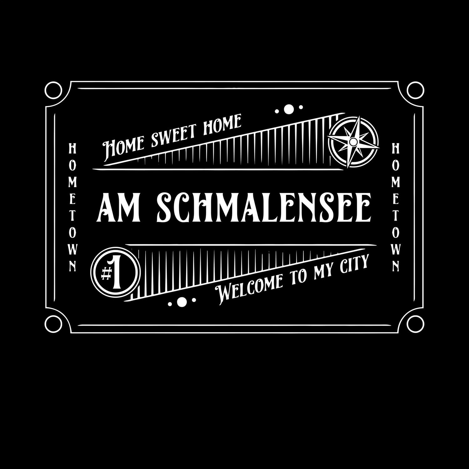 T-Shirt »Rockabilly« für den Ort »Am Schmalensee«