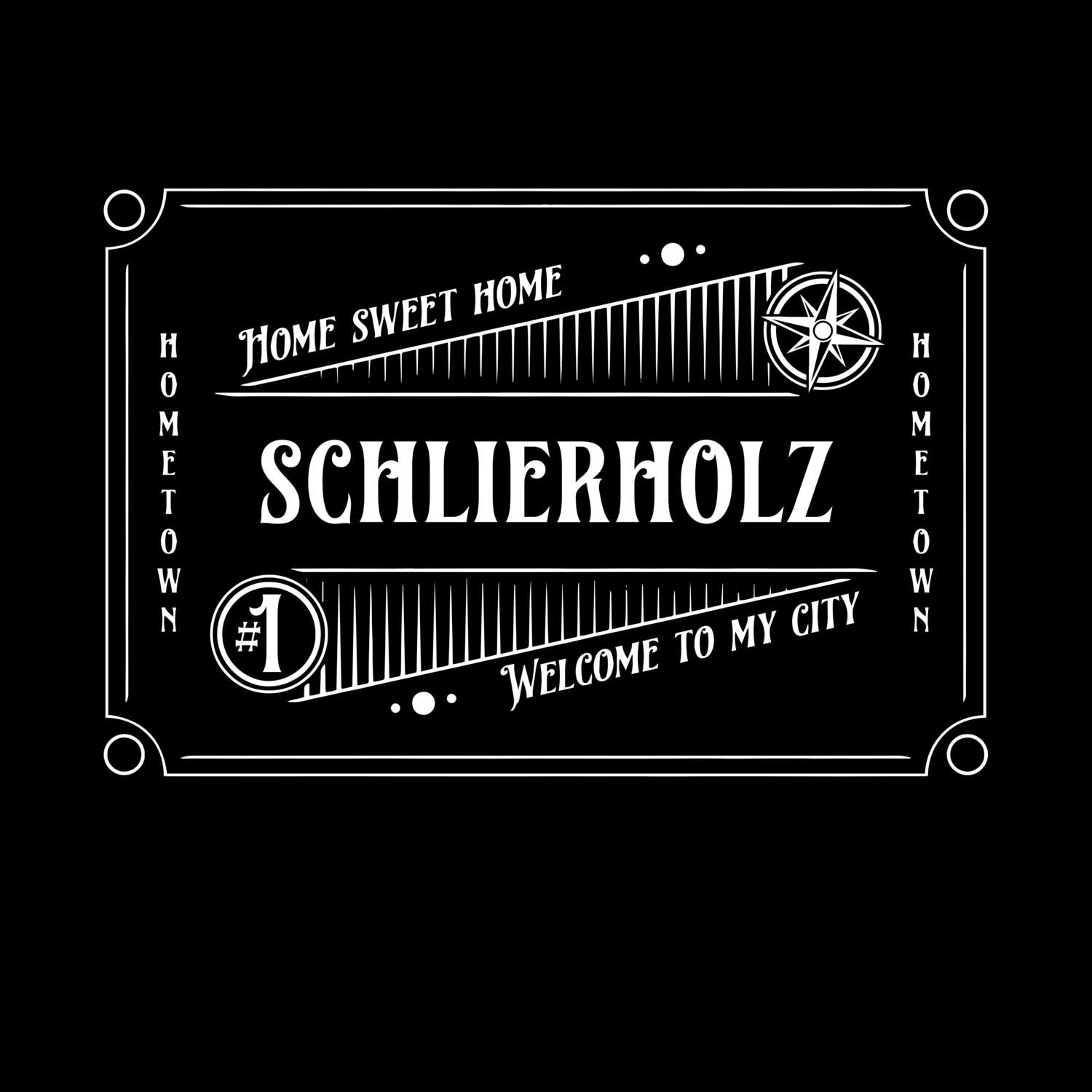 T-Shirt »Rockabilly« für den Ort »Schlierholz«