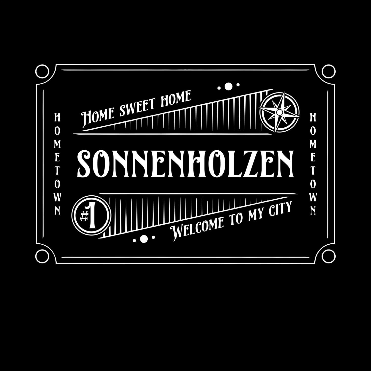 T-Shirt »Rockabilly« für den Ort »Sonnenholzen«