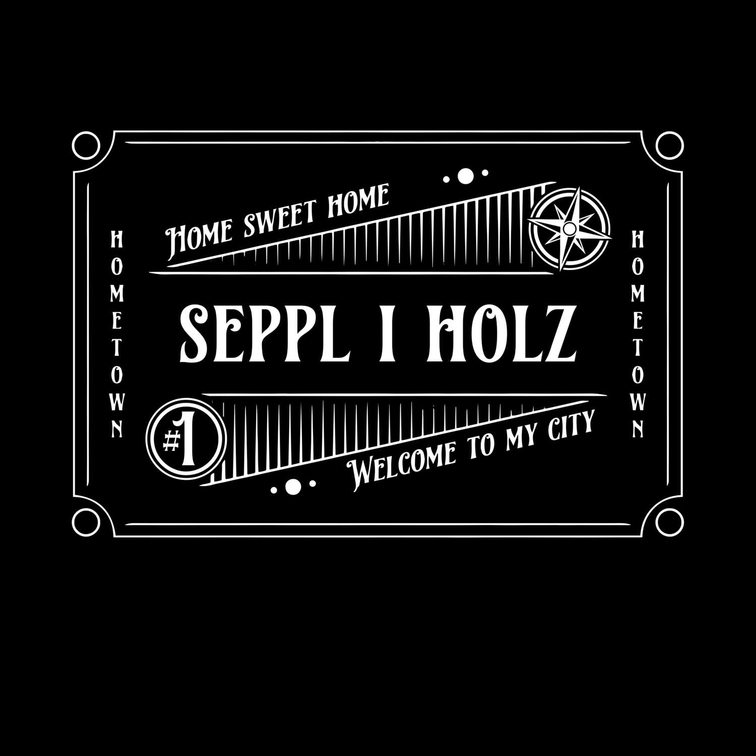 T-Shirt »Rockabilly« für den Ort »Seppl i Holz«