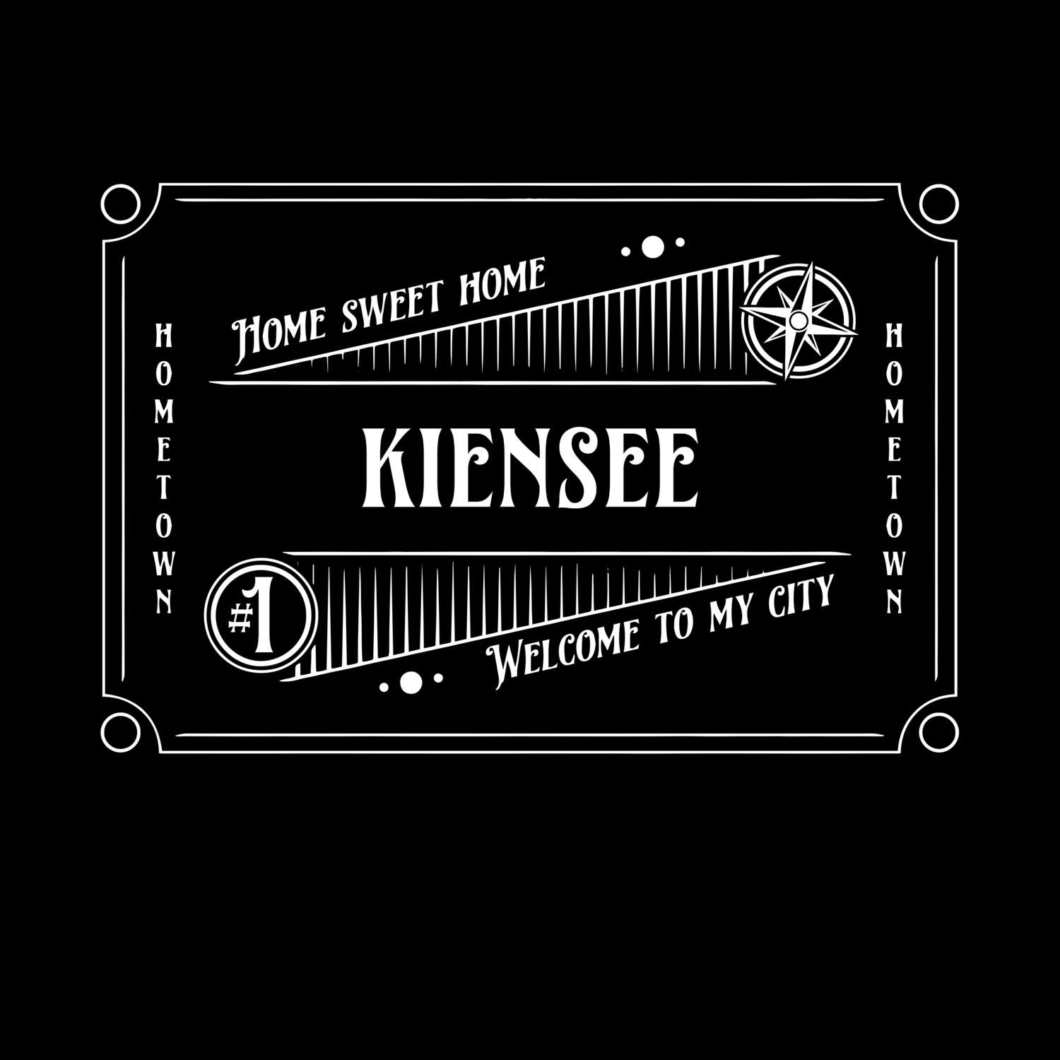 T-Shirt »Rockabilly« für den Ort »Kiensee«