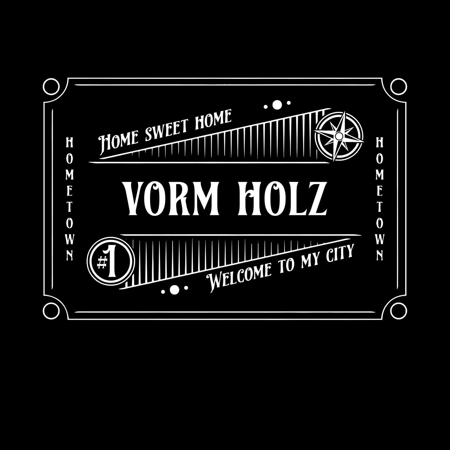 T-Shirt »Rockabilly« für den Ort »Vorm Holz«