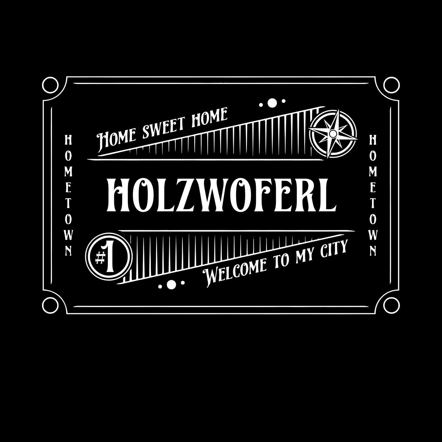 T-Shirt »Rockabilly« für den Ort »Holzwoferl«