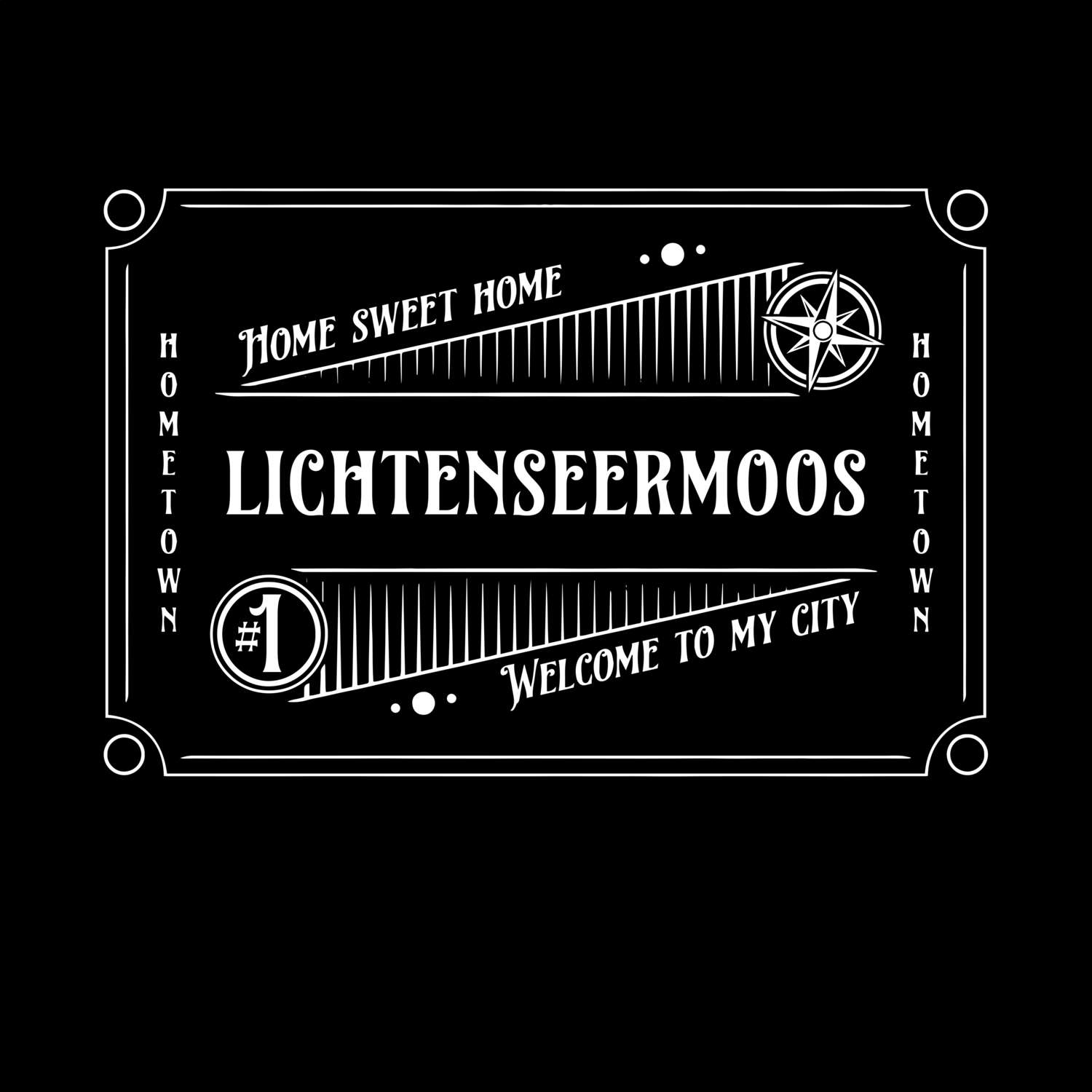 T-Shirt »Rockabilly« für den Ort »Lichtenseermoos«