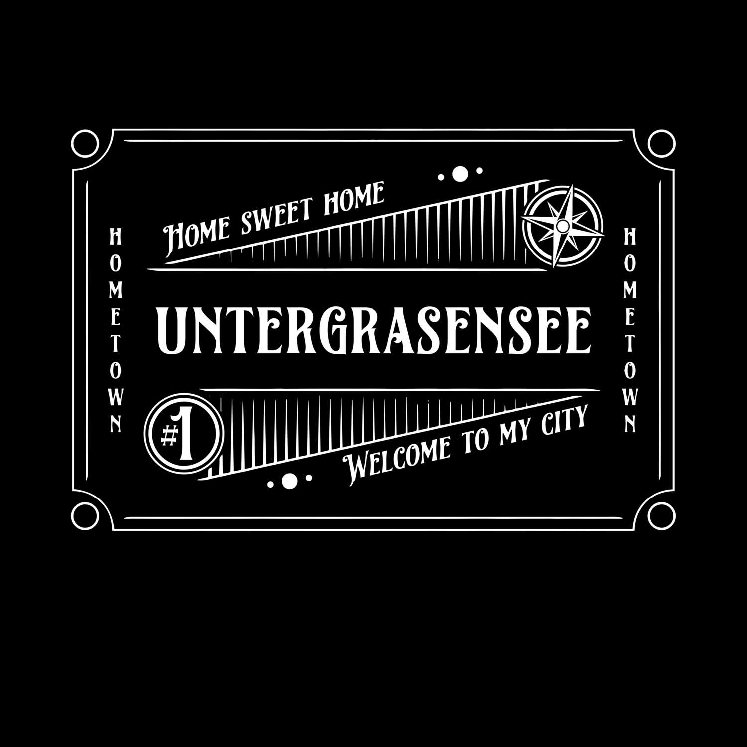 T-Shirt »Rockabilly« für den Ort »Untergrasensee«