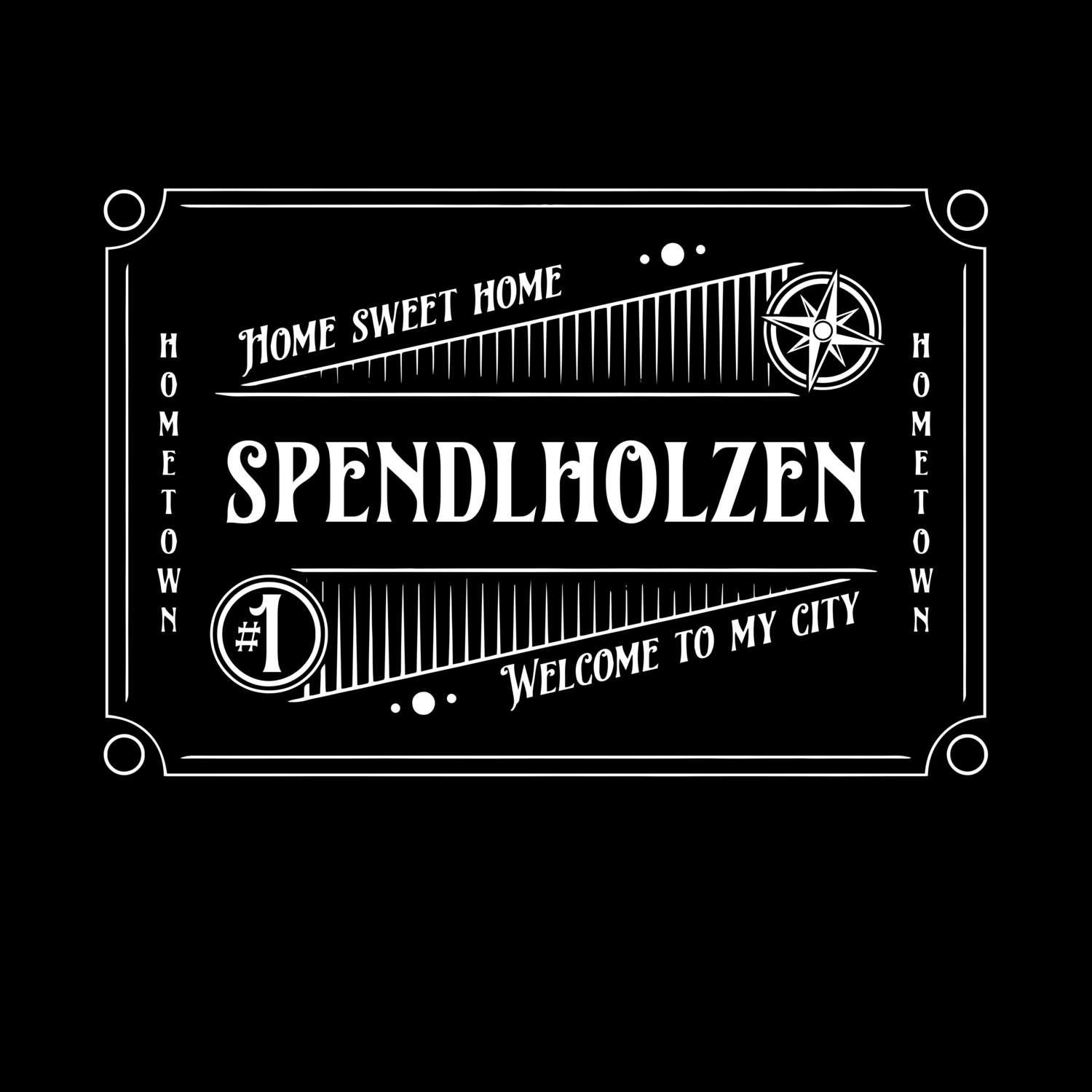 T-Shirt »Rockabilly« für den Ort »Spendlholzen«