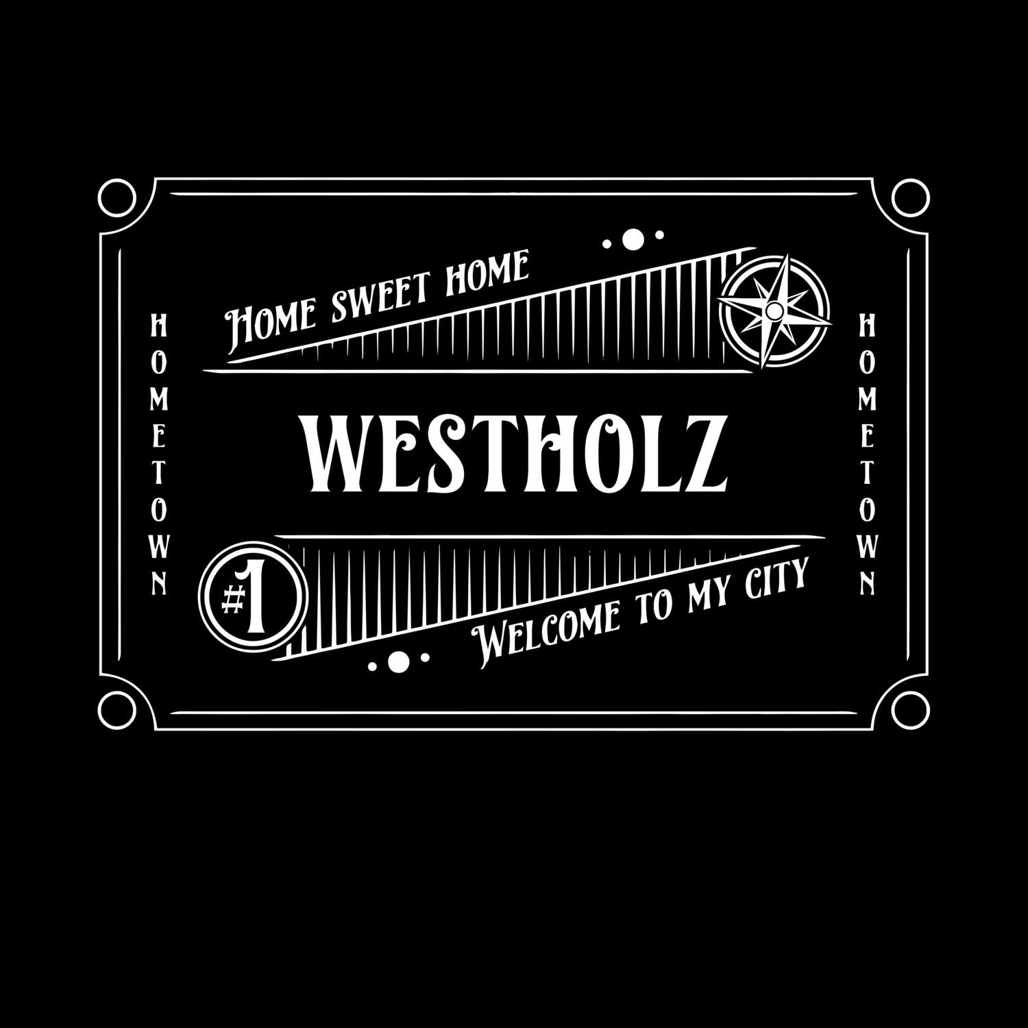 T-Shirt »Rockabilly« für den Ort »Westholz«