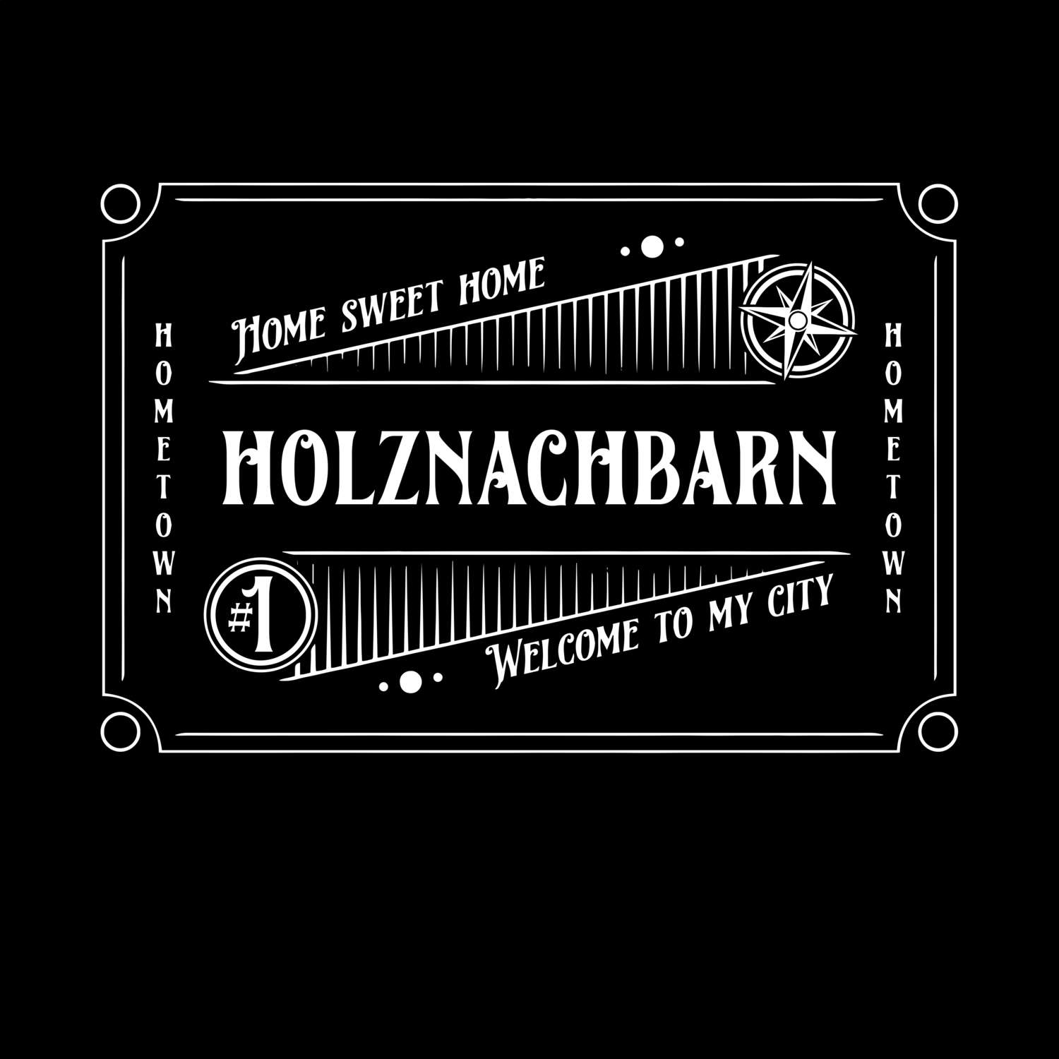 T-Shirt »Rockabilly« für den Ort »Holznachbarn«