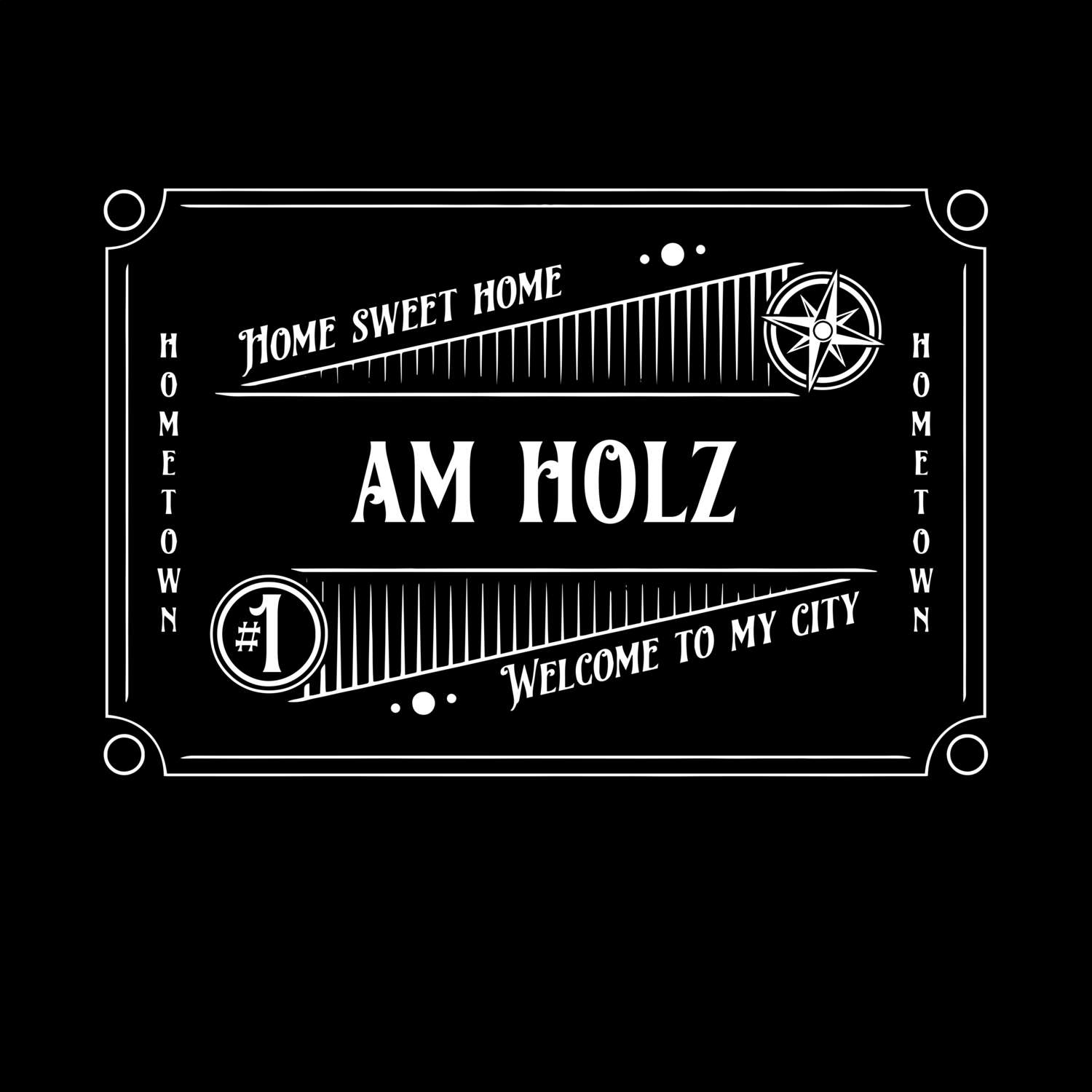 T-Shirt »Rockabilly« für den Ort »Am Holz«