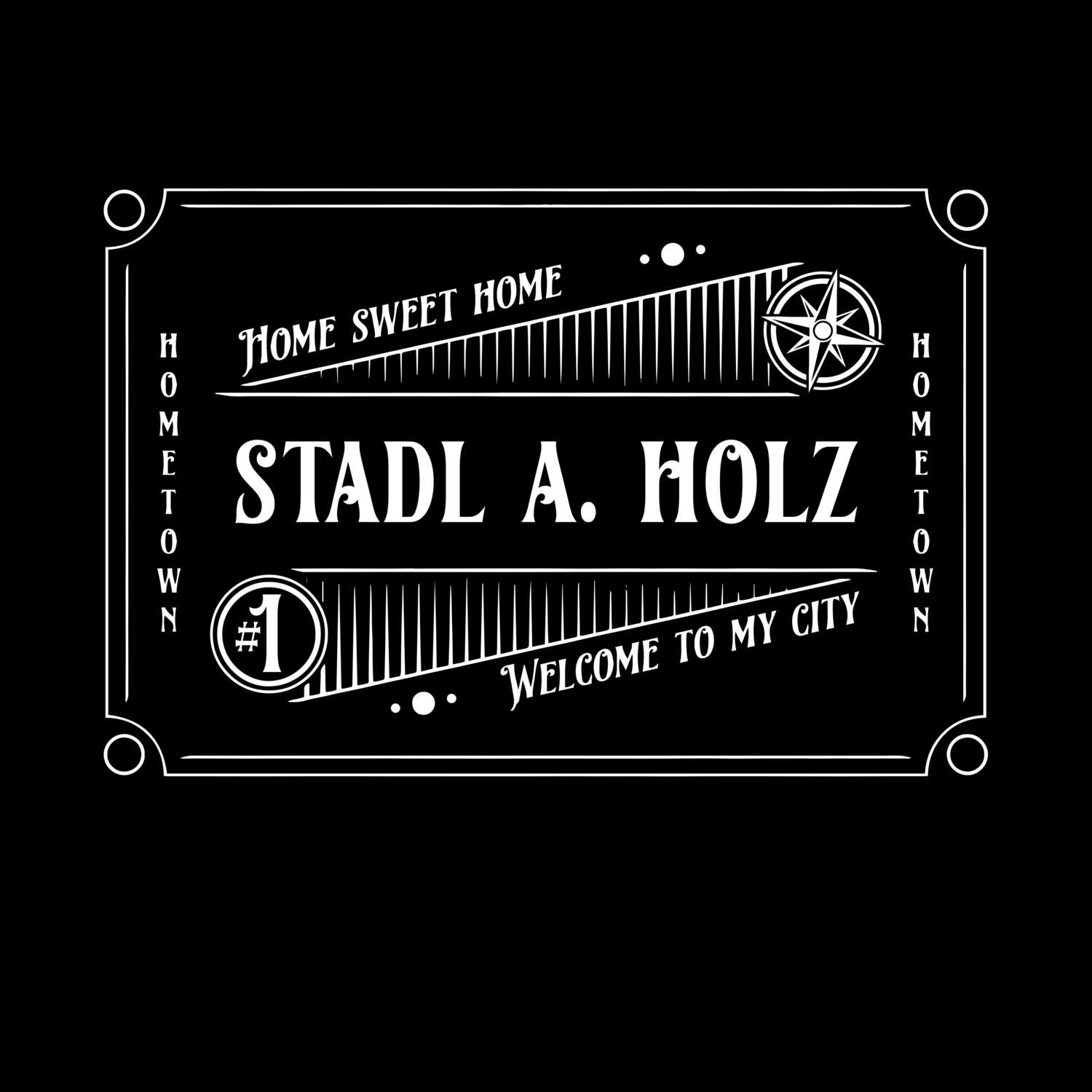 T-Shirt »Rockabilly« für den Ort »Stadl a. Holz«