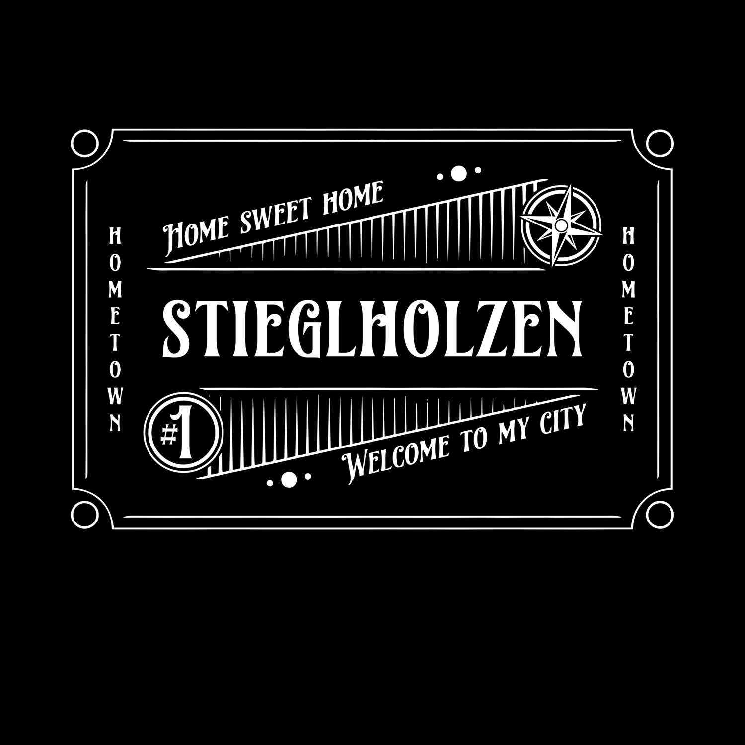 T-Shirt »Rockabilly« für den Ort »Stieglholzen«