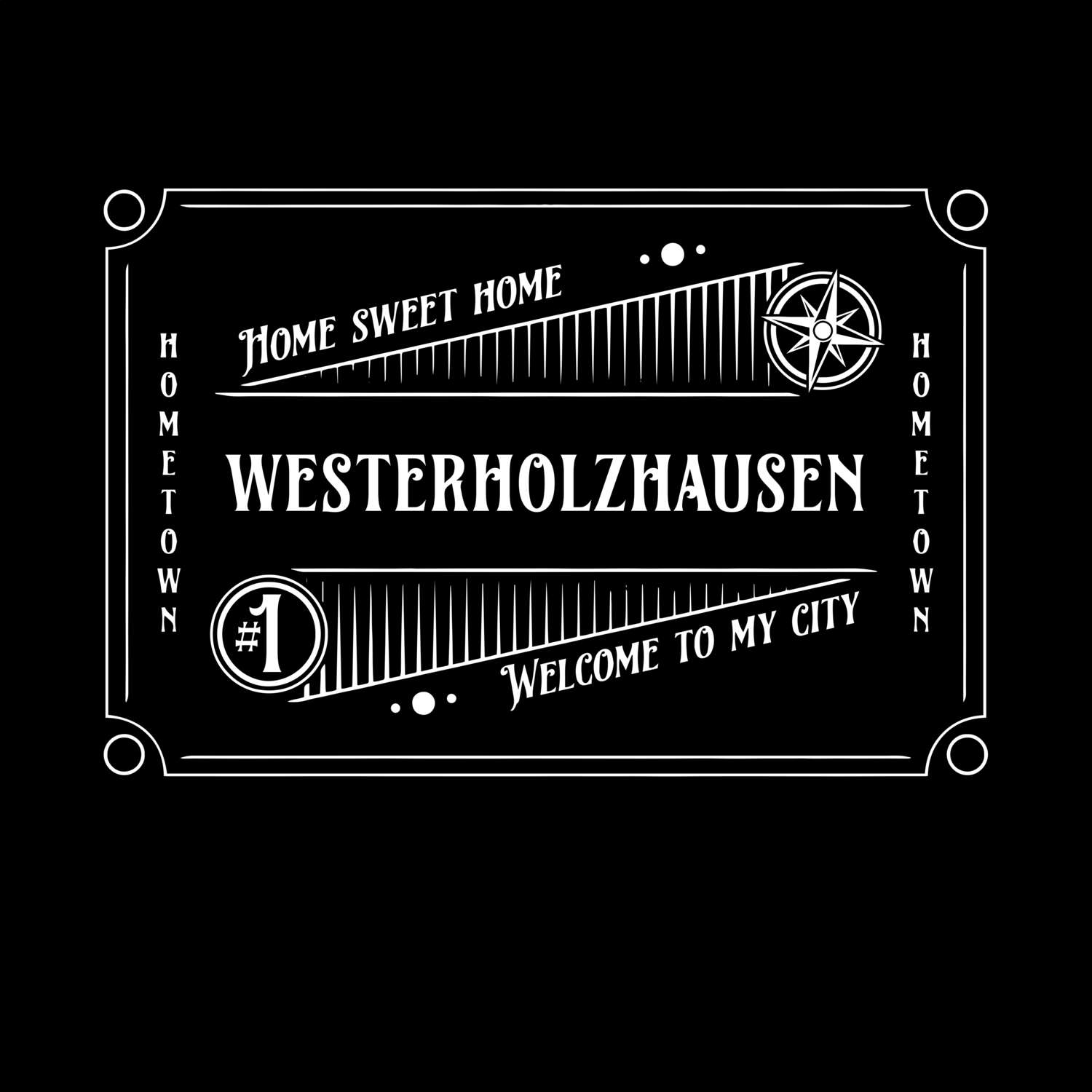 T-Shirt »Rockabilly« für den Ort »Westerholzhausen«