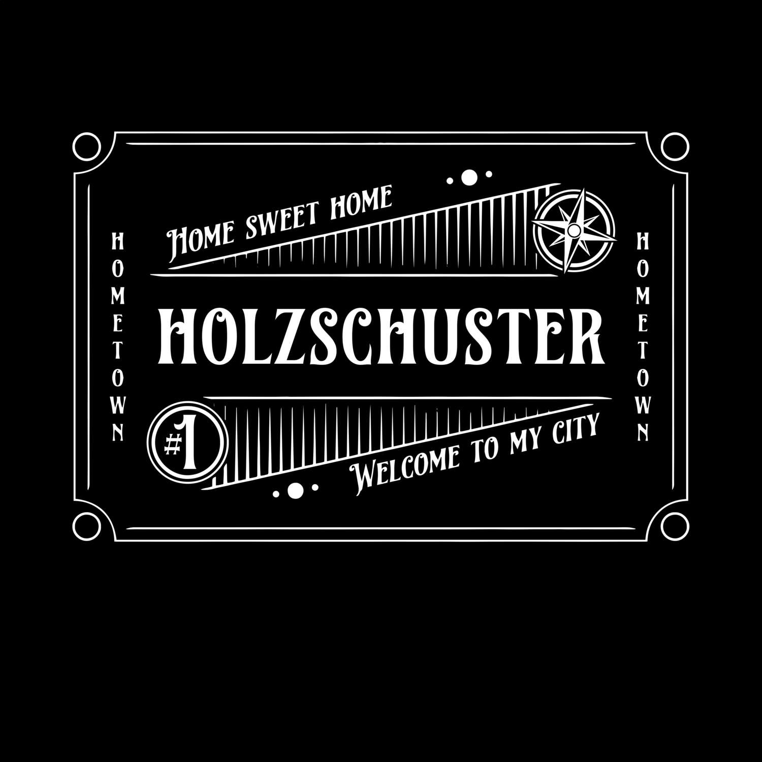 T-Shirt »Rockabilly« für den Ort »Holzschuster«