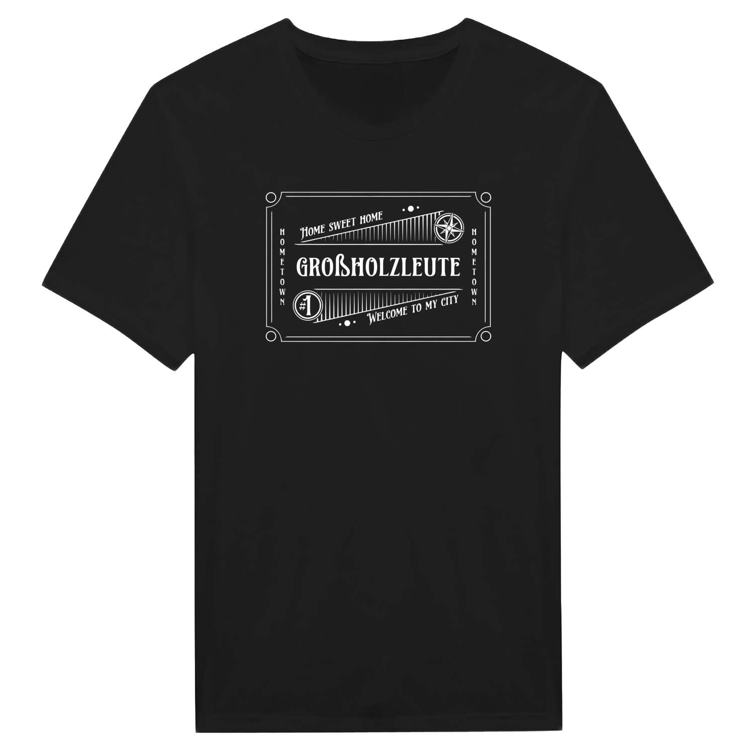 T-Shirt »Rockabilly« für den Ort »Großholzleute«