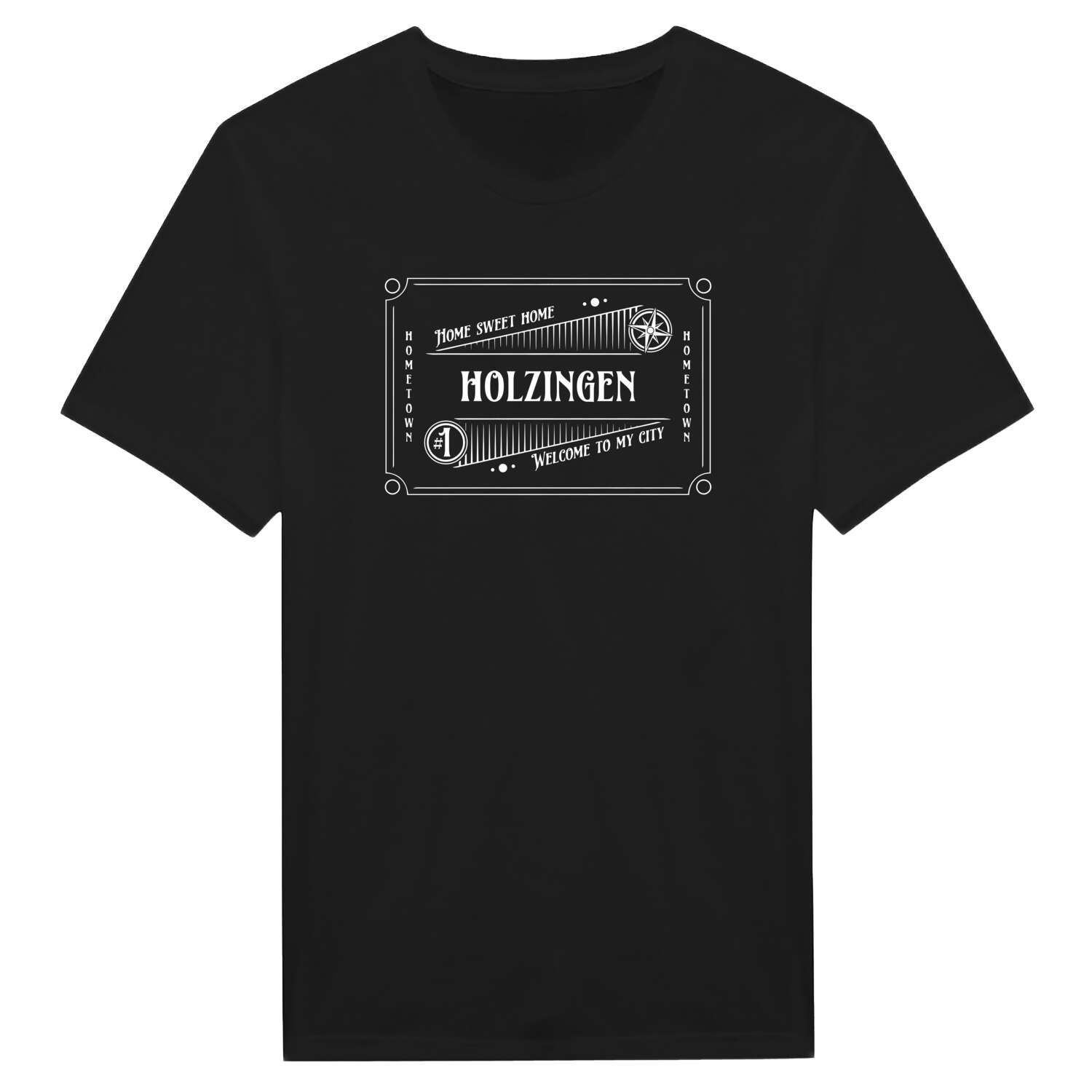 T-Shirt »Rockabilly« für den Ort »Holzingen«