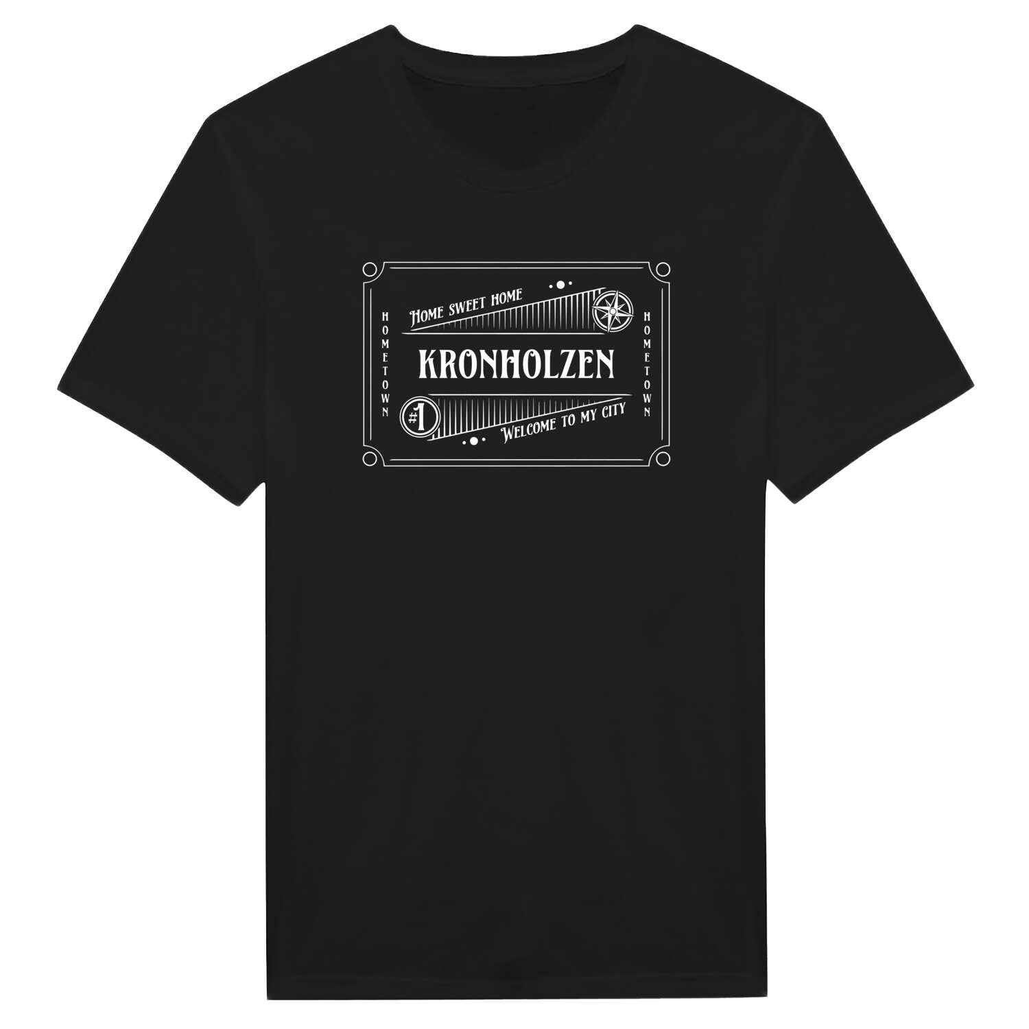 T-Shirt »Rockabilly« für den Ort »Kronholzen«