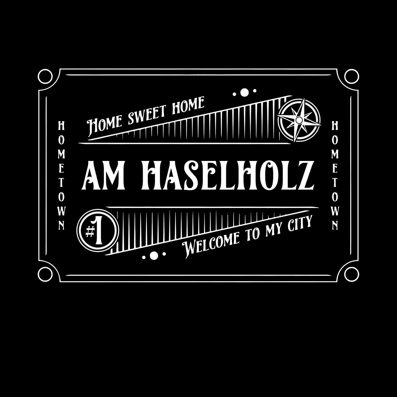 T-Shirt »Rockabilly« für den Ort »Am Haselholz«