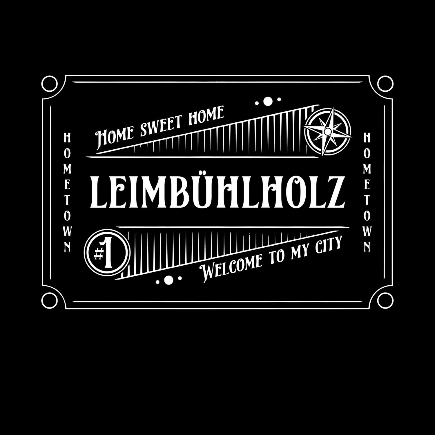 T-Shirt »Rockabilly« für den Ort »Leimbühlholz«