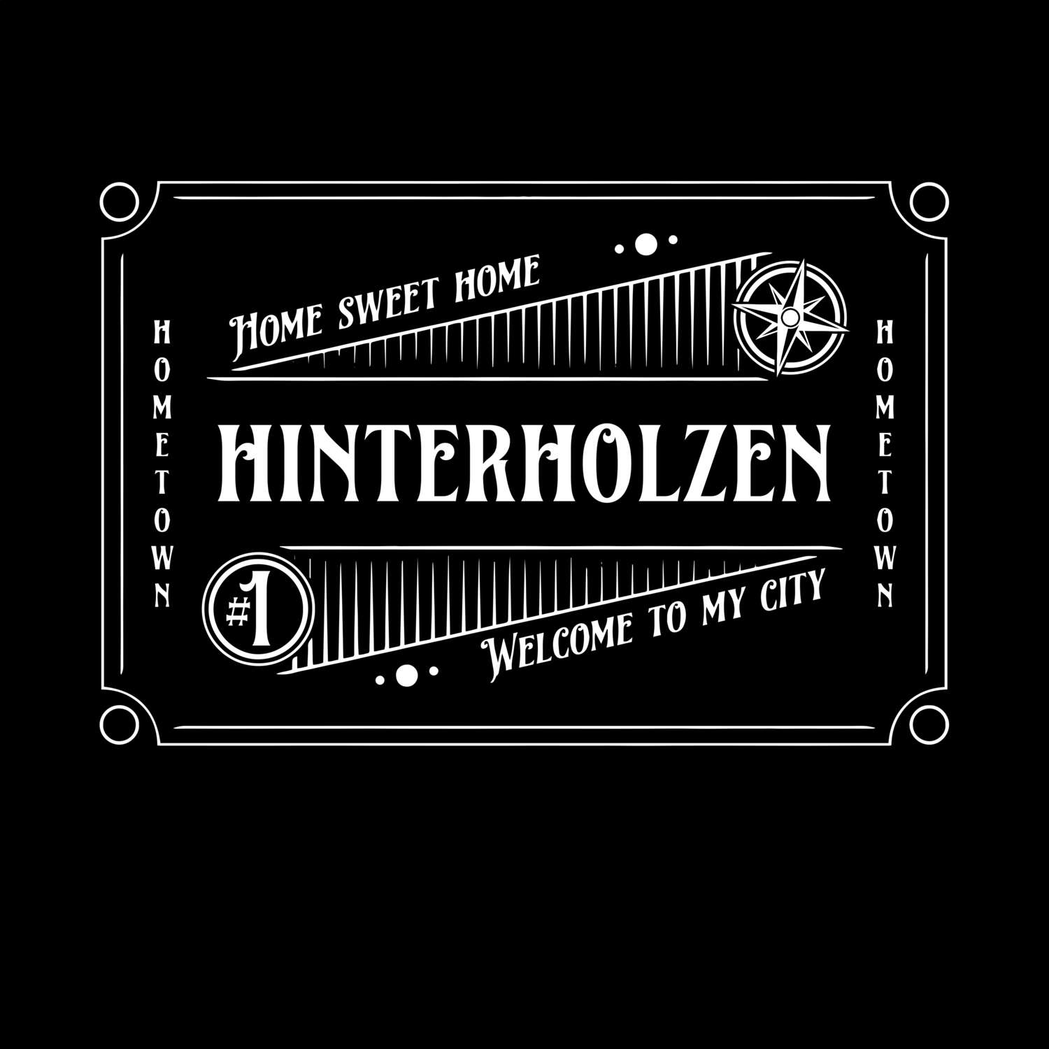 T-Shirt »Rockabilly« für den Ort »Hinterholzen«