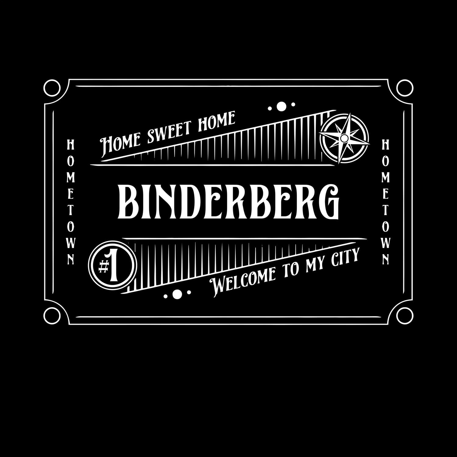 T-Shirt »Rockabilly« für den Ort »Binderberg«